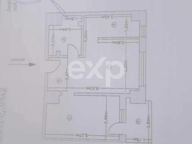 Apartament cu 2 camere semidecomandat în Trivale