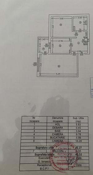 Apartament cu 2 camere decomandat în Podul de Fier