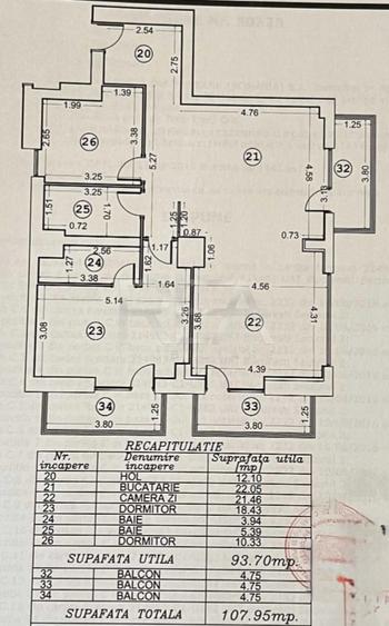 Apartament cu 3 camere decomandat, mobilat în Pantelimon