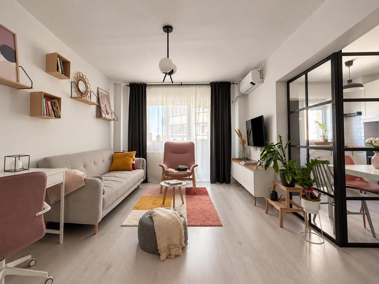 Apartament cu 2 camere decomandat, mobilat în Moșilor