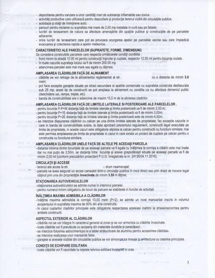 Teren Construcții intravilan de 800 mp, în Sud-Vest