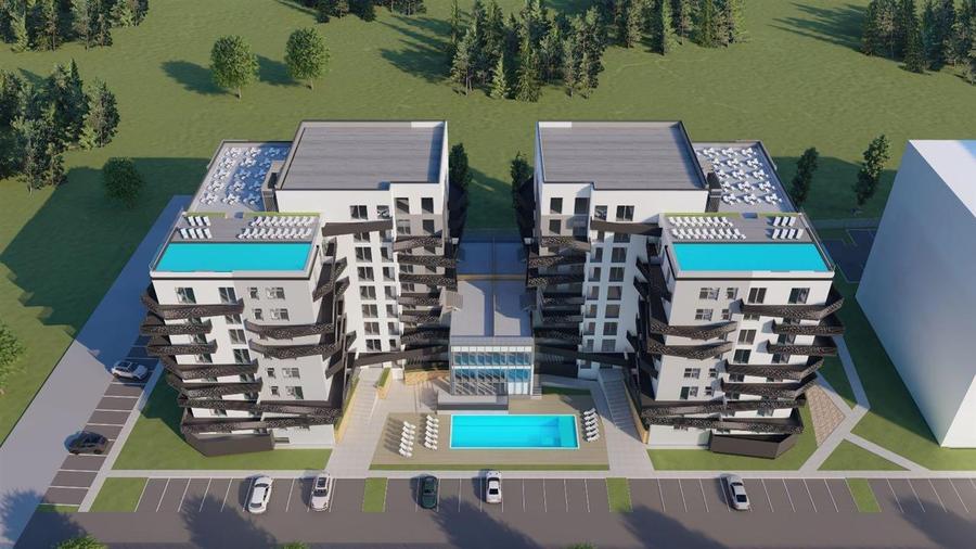 Apartament cu 2 camere decomandat în Băile Felix