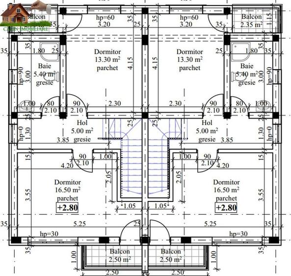Rate Dezvoltator DUPLEX P+1 163mp Curte 265mp REDIU IASI 180.000 Euro - 5