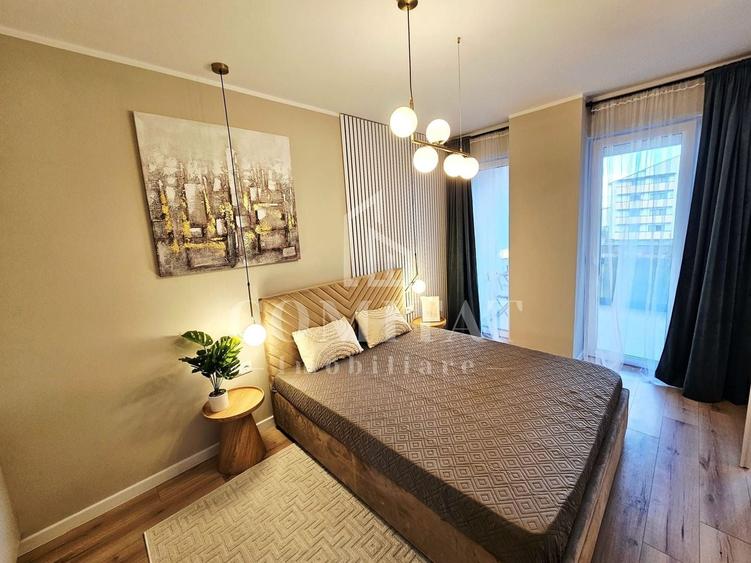Apartament cu 2 camere semidecomandat, mobilat în Florești