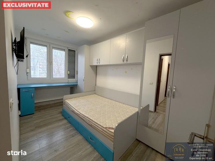 Apartament cu 3 camere, mobilat în Micro 19
