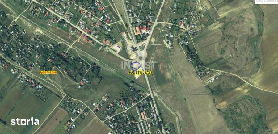 Teren de 1900 mp, în Popricani
