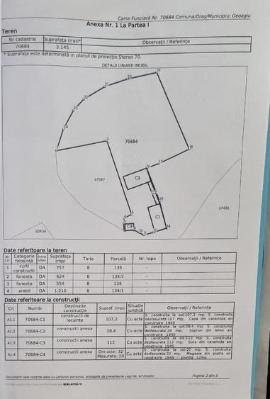 Casă cu 3 camere cu Teren 4437 Mp în Central