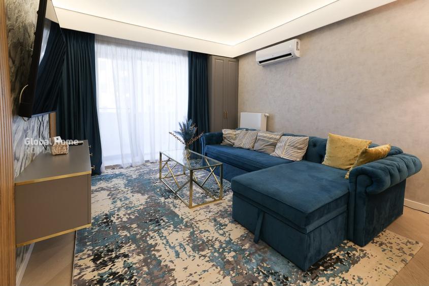 Apartament cu 2 camere semidecomandat, mobilat în Pipera