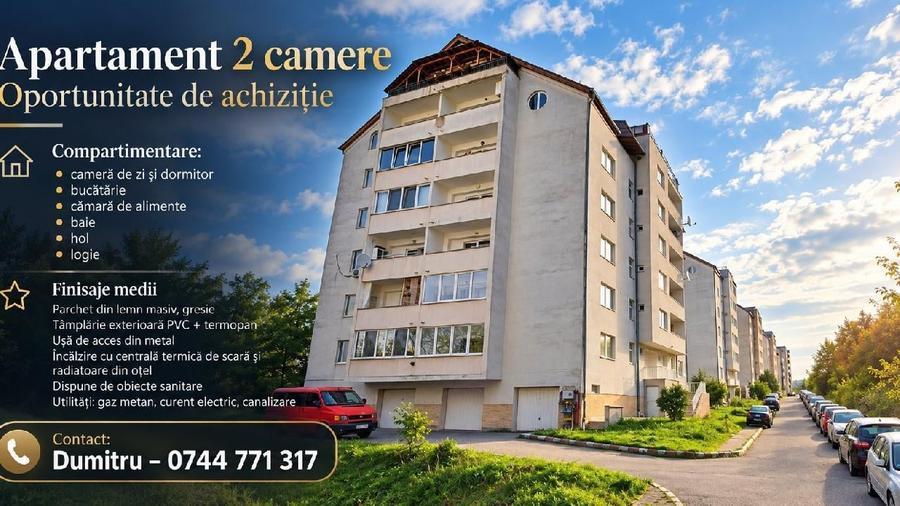 Apartament cu 2 camere în Zorilor