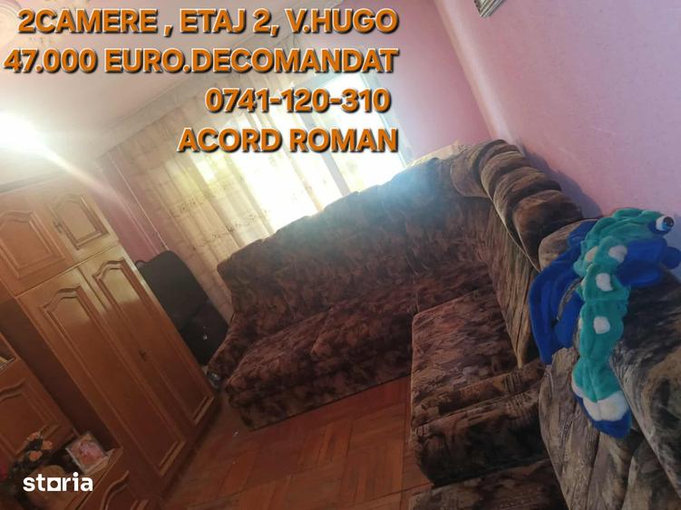 Apartament cu 2 camere decomandat în Central
