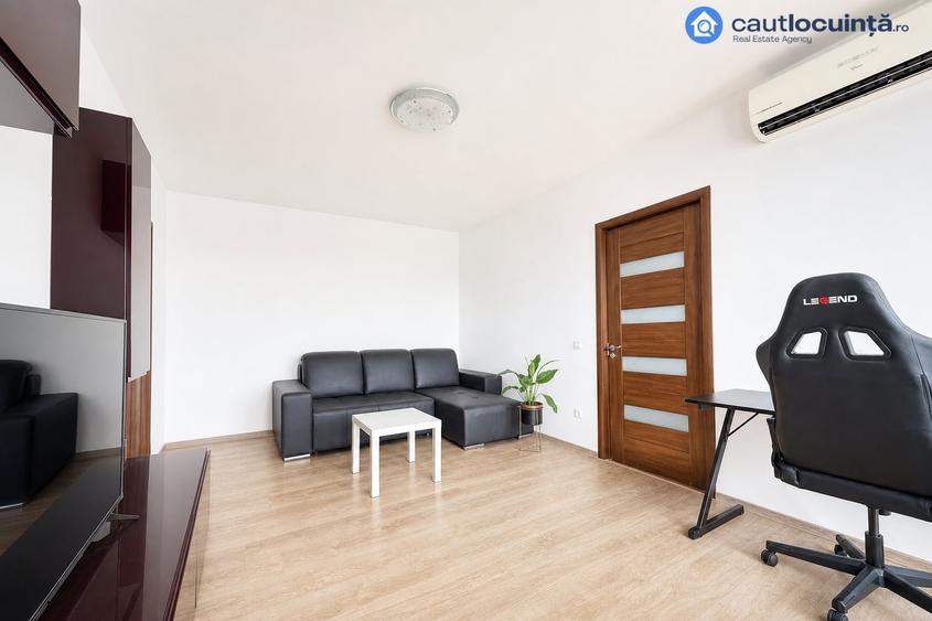 Apartament cu 2 camere semidecomandat, mobilat în Grivița