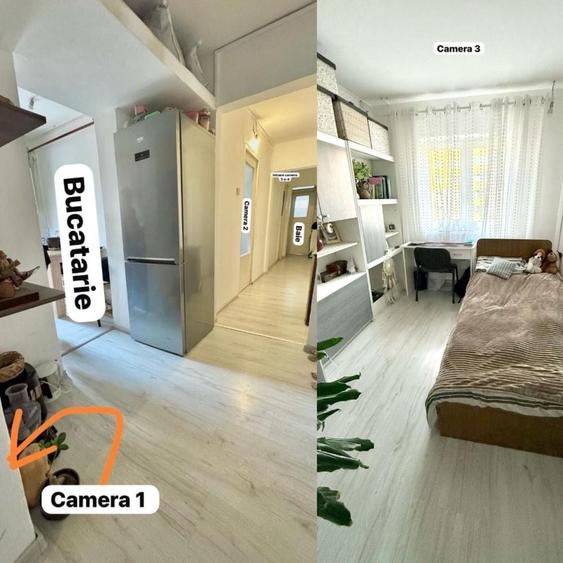 Apartament cu 4 camere decomandat în Petros