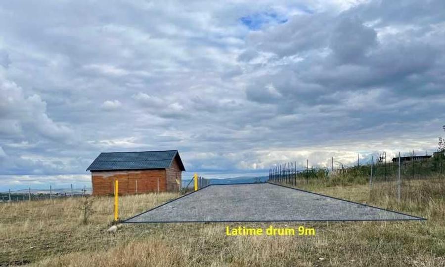 Proprietar: Teren plan 900mp, geometrie patrata, front 30m la drum de 9m || Odobesti - CREIC (Extravilan) - 4