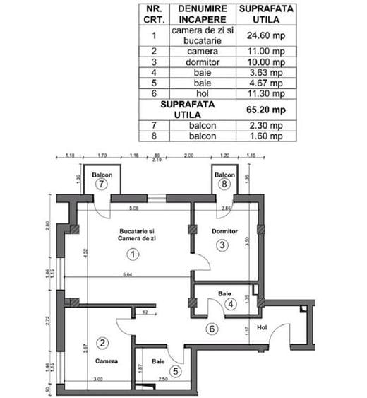 Vanzare apartament 3 camere modern bloc nou in Floresti- zona Balastierei - 7