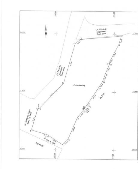 Teren Construcții intravilan de 3007 mp, în Berceni