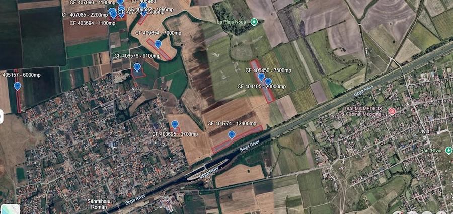 Teren de 10000 mp, în Sânmihaiu Român