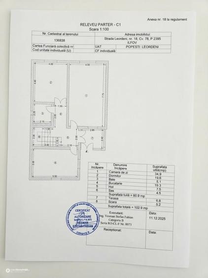 Casă individuală cu 6 camere cu Canalizare în Central
