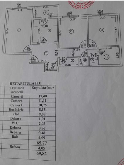 Apartament cu 3 camere decomandat în Drumul Taberei