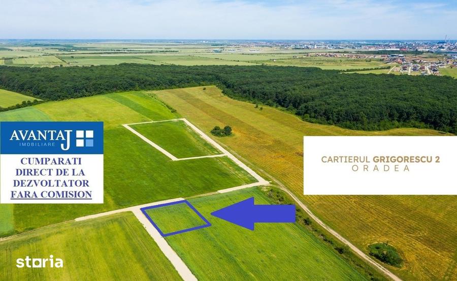 Teren de 535 mp, în Centura