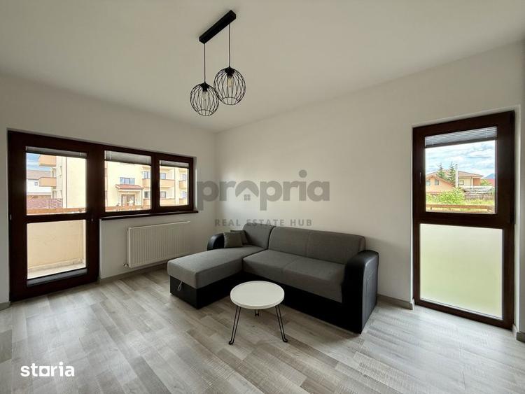 Apartament cu 2 camere, mobilat în Sânpetru