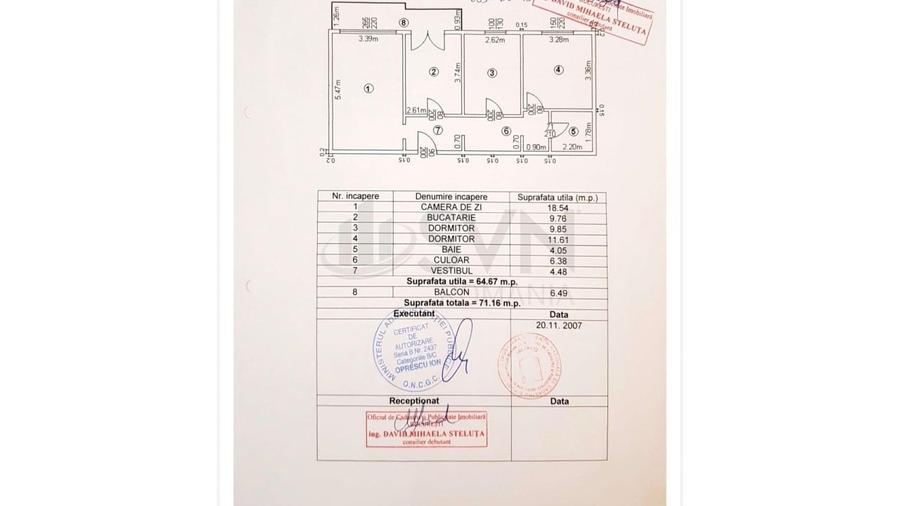 Apartament cu 3 camere decomandat, mobilat în Titulescu