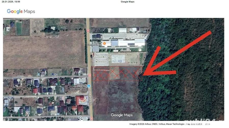 Teren de 6000 mp, în Vânători