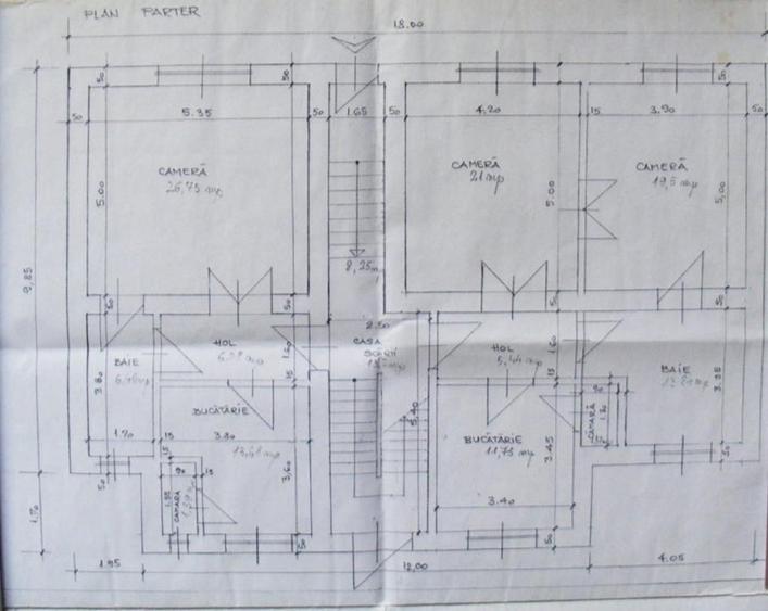 Casă cu 5 camere cu Teren 1142 Mp în Dorobanților