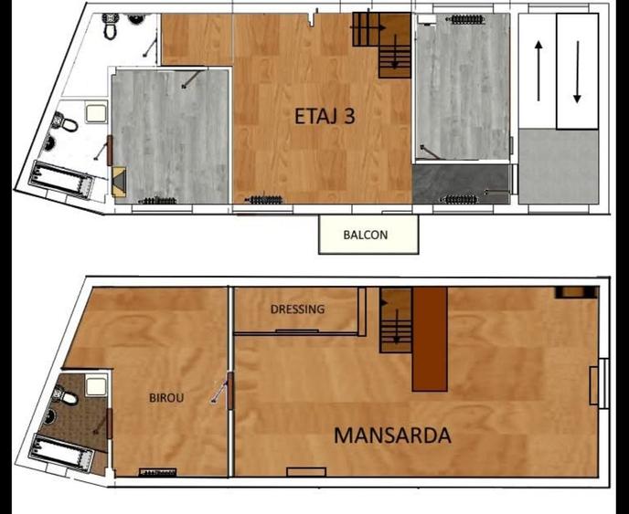 Apartament cu 4 camere în Contactoare