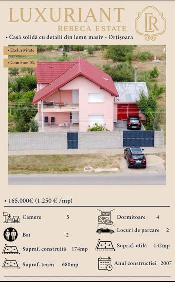Casă individuală cu 5 camere cu Canalizare în Orțișoara