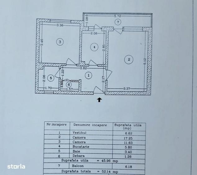 Ap. 2 camere Ciresica, aproape de Univ. Ovidius si statiunea Mamaia - 7