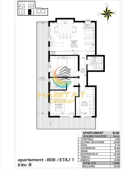 Apartament cu 4 camere decomandat în Iancu Nicolae