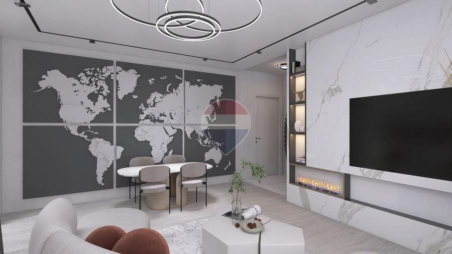 Apartament cu 2 camere decomandat în Vest