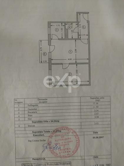 Apartament cu 2 camere semidecomandat, mobilat în Trivale