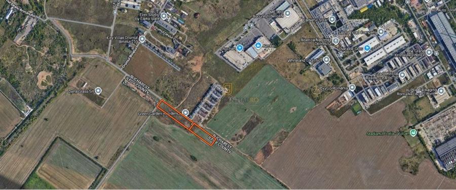 Teren agricol intravilan de 8124 mp, în Jilava