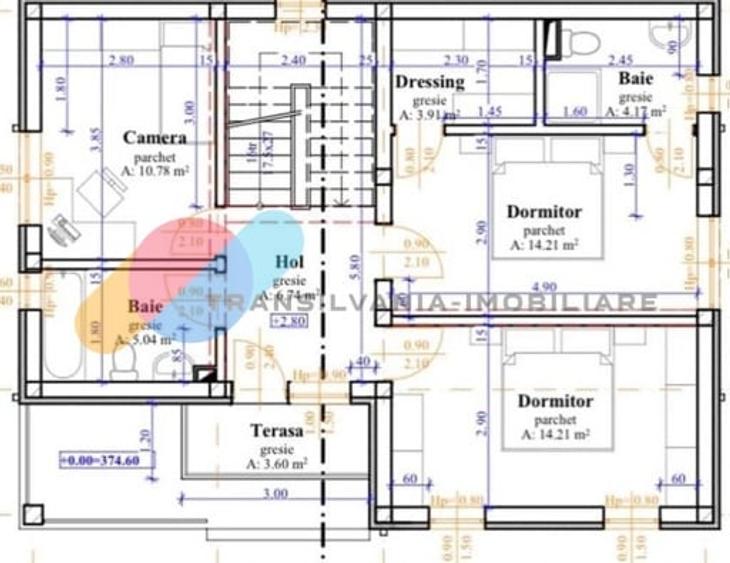 Casă individuală cu 5 camere cu Canalizare în Dezmir
