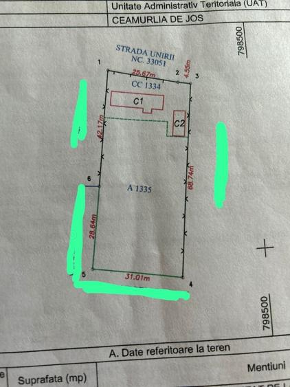 Teren de 2127 mp, în Lunca