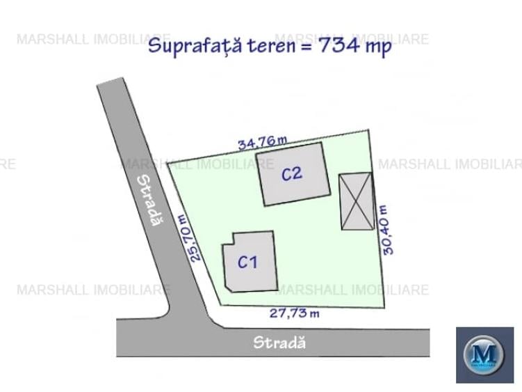 Casă cu 3 camere cu Teren 734 Mp în Găgeni