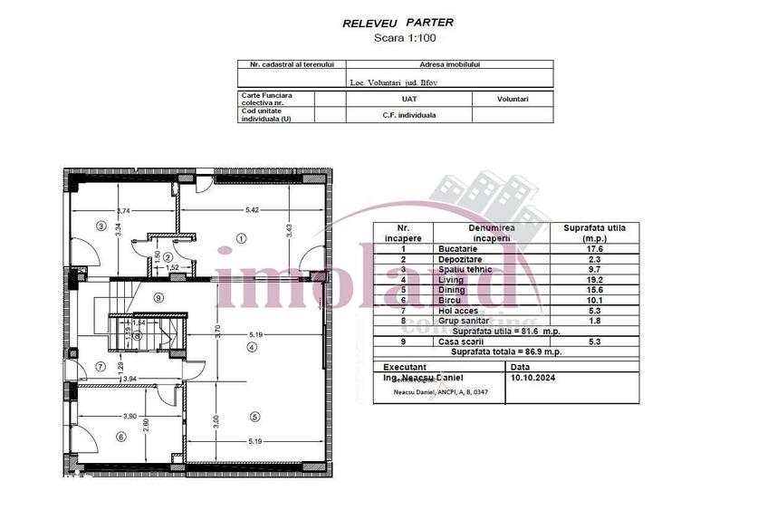 Vanzare - vila NOUA - 6 camere+curte - Iancu Nicolae-Pipera - 6