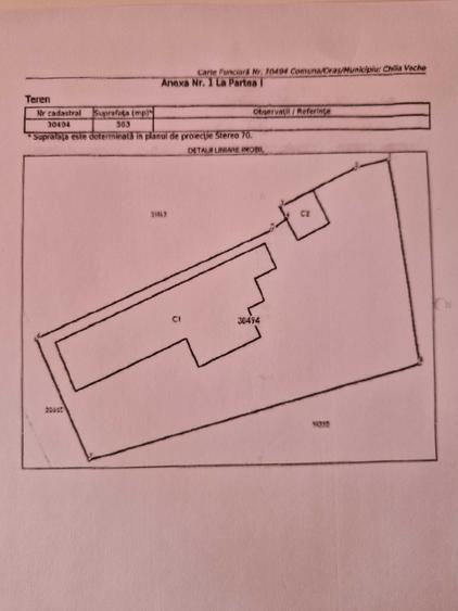 Casă cu 4 camere cu Teren 2240 Mp în Chilia Veche