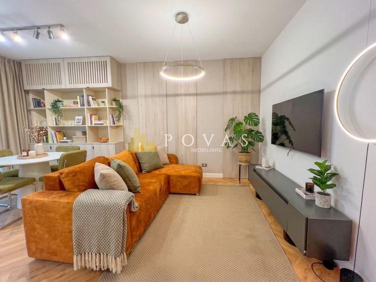 Apartament cu 2 camere semidecomandat, mobilat în Pipera