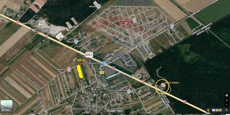 Teren Construcții intravilan de 3700 mp, în Gulia