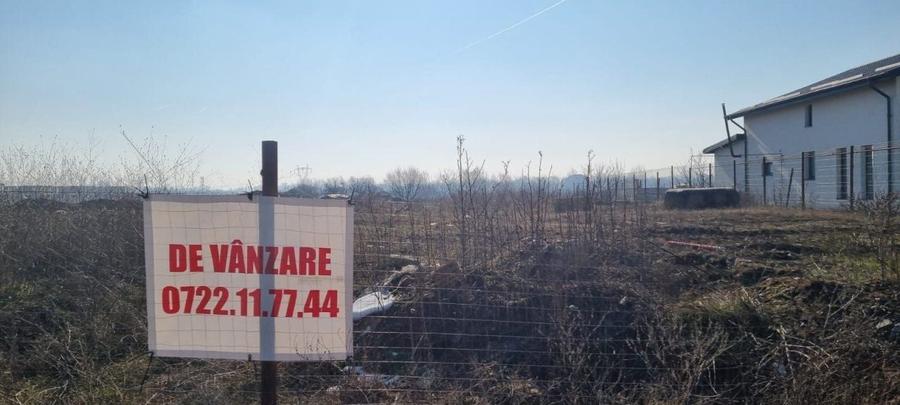 Teren Construcții intravilan de 1000 mp, în Clinceni