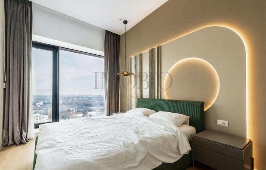 Apartament cu 4 camere, mobilat în Barbu Văcărescu