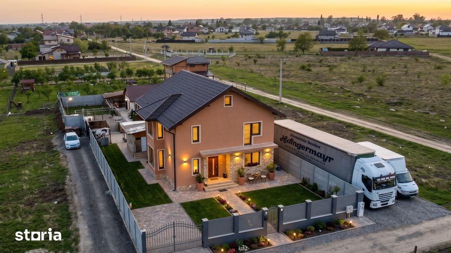 Casă cu 4 camere cu Teren 1000 Mp în Ciorogârla