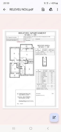 Apartament cu 3 camere decomandat în Ultracentral