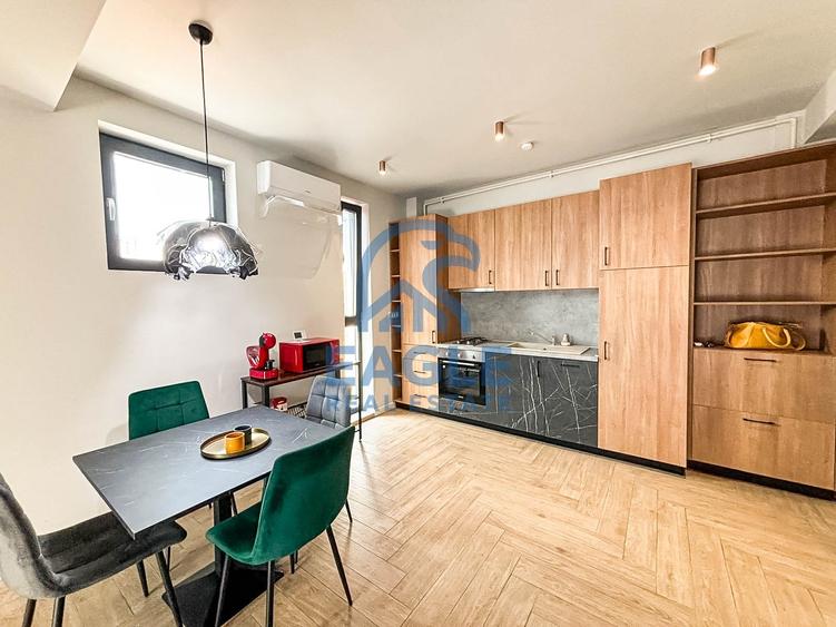 Apartament cu 2 camere nedecomandat, mobilat în Faleza Nord