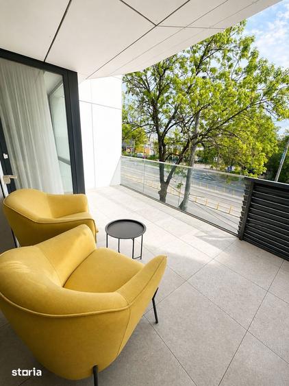 Apartament cu 2 camere, mobilat în Băneasa