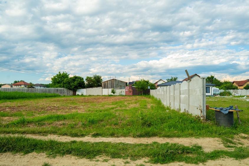 Teren de 1174 mp, în Racovița