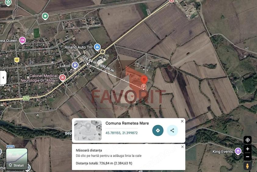 Teren de 681 mp, în Remetea Mare