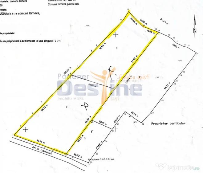 Teren de 8000 mp, în Central